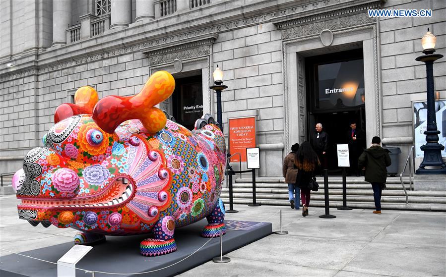 People Visit Asian Art Museum On Free Sunday In San Francisco, U.S ...