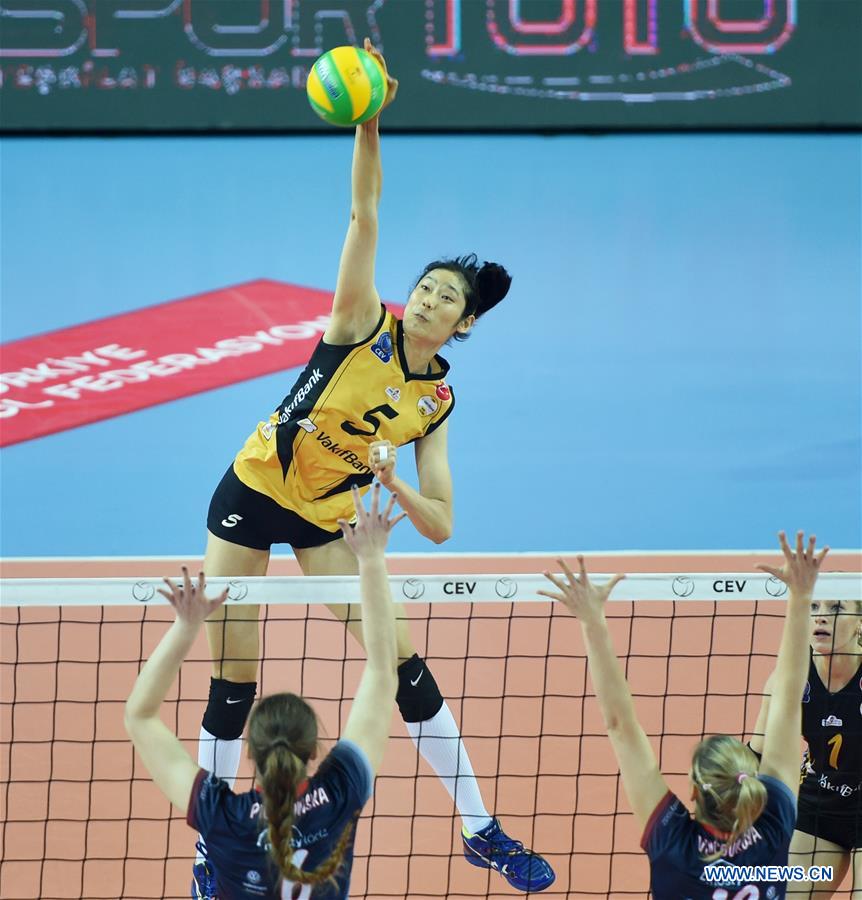 (SP)TURKEY-ISTANBUL-VOLLEYBALL-CEV-CHAMPIONS LEAGUE-VAKIFBANK VS GROT BUDOWLANI LODZ