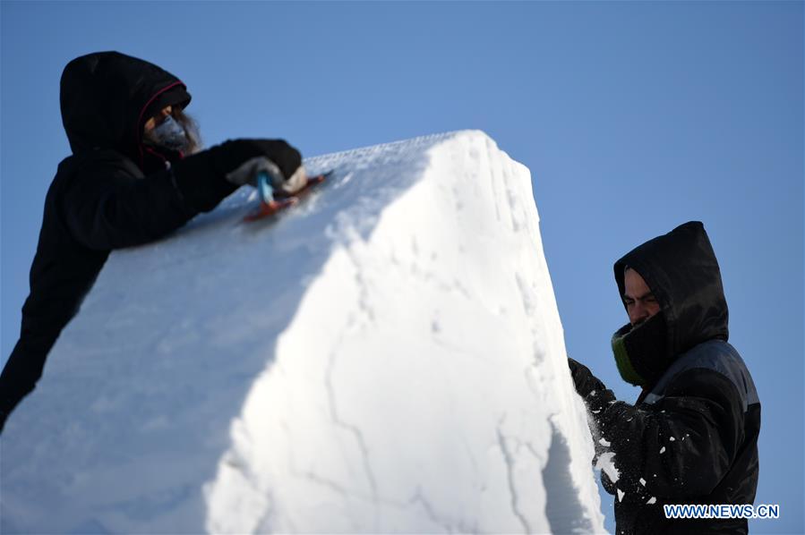 CHINA-HARBIN-SNOW SCULPTURE (CN)