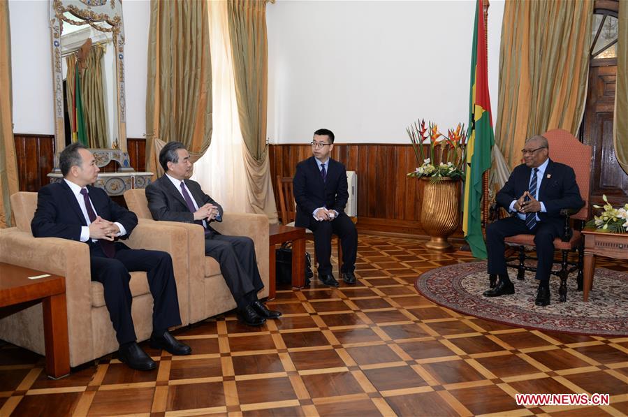 SAO TOME AND PRINCIPE-SAO TOME-CHINESE FM-WANG YI-MEETING