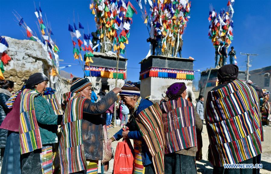 CHINA-XIGAZE-NEW YEAR-PRAYER FLAG (CN)