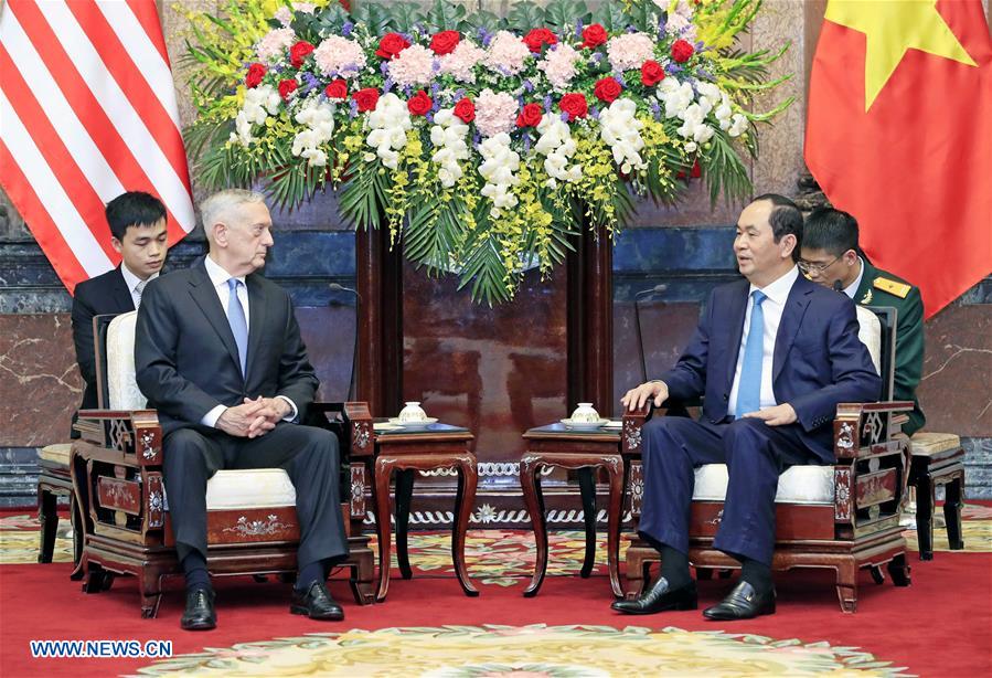 VIETNAM-HANOI-U.S.-DEFENCE SECRETARY-VISIT