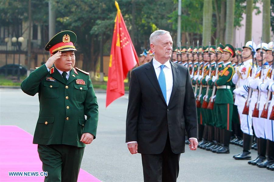 VIETNAM-HANOI-U.S.-DEFENCE SECRETARY-VISIT