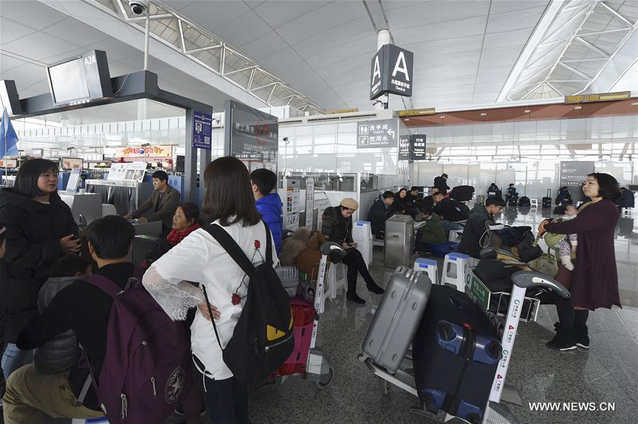 #CHINA-JIANGSU-HEAVY SNOW-AIRPORT (CN)