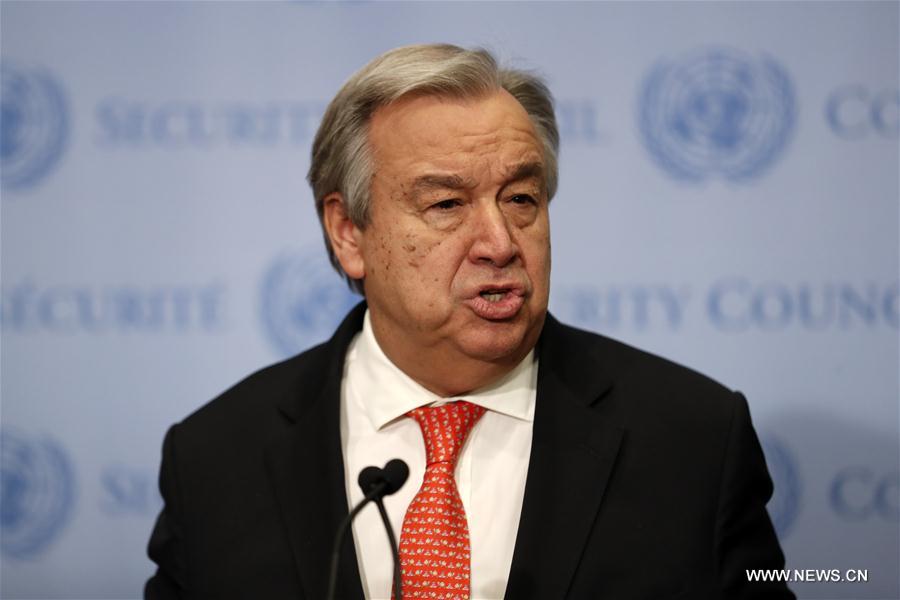 UN-SECRETARY-GENERAL-GUTERRES-PRESS ENCOUNTER