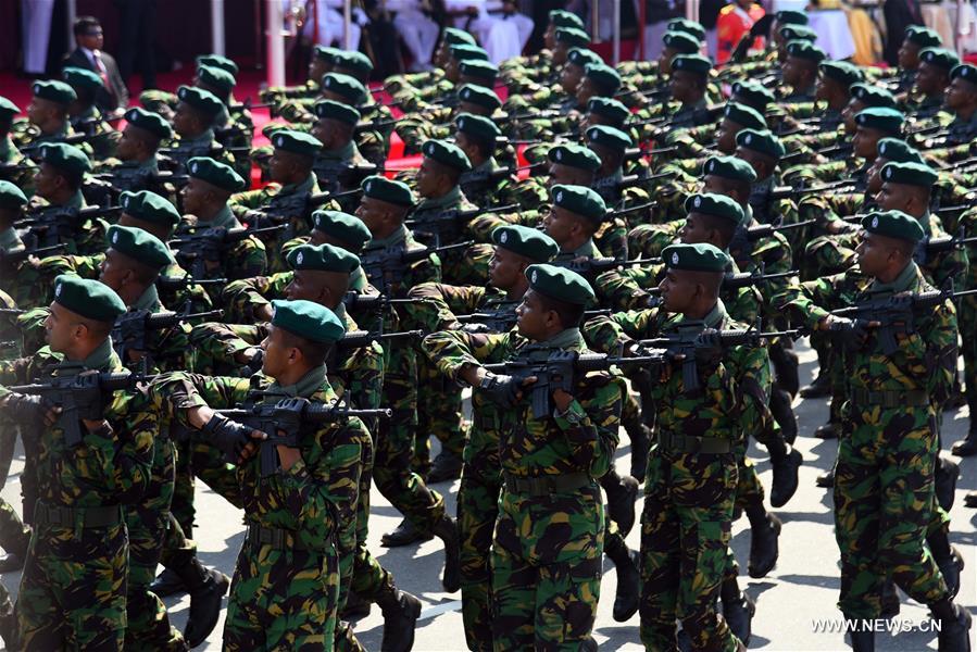 SRI LANKA-COLOMBO-70TH INDEPENDENCE DAY-PARADE