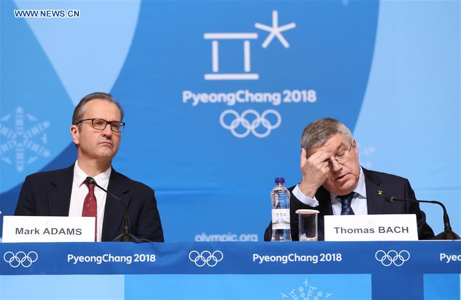 (SP)OLY-SOUTH KOREA-PYEONGCHANG-IOC PRESIDENT-PRESS CONFERENCE