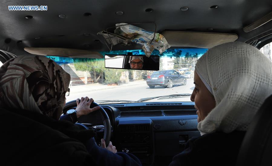 SYRIA-ALEPPO-FEMALE TAXI DRIVER