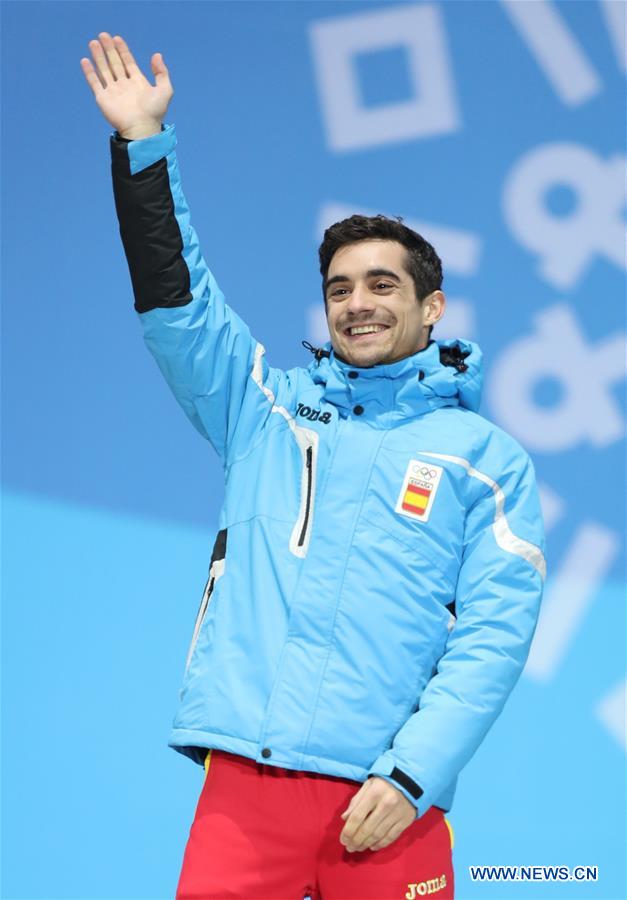 (SP)OLY-SOUTH KOREA-PYEONGCHANG-FIGURE SKATING-MEN'S SINGLE SKATING-MEDAL CEREMONY