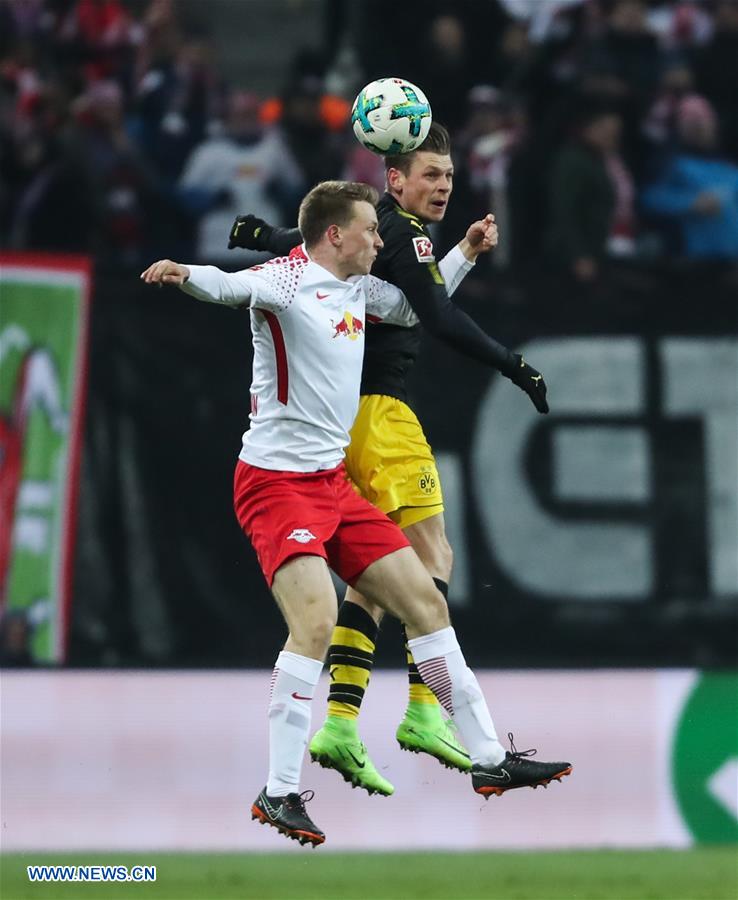 RB Leipzig Ties With Borussia Dortmund 1-1 In Bundesliga Match - Xinhua ...