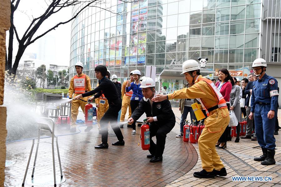 JAPAN-TOKYO-EARTHQUAKE DRILL 