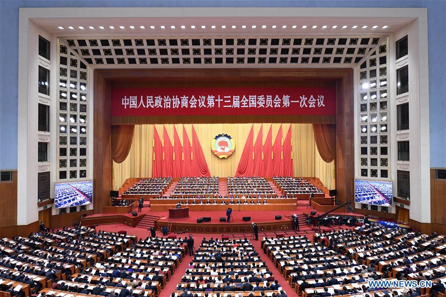 (TWO SESSIONS)CHINA-BEIJING-CPPCC-THIRD PLENARY MEETING (CN)