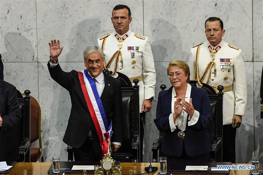 CHILE-VALPARAISO-PRESIDENT-PINERA-INAUGURATION