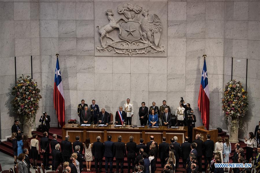 CHILE-VALPARAISO-PRESIDENT-PINERA-INAUGURATION