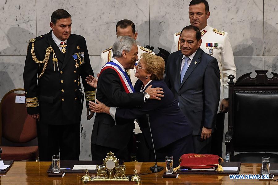 CHILE-VALPARAISO-PRESIDENT-PINERA-INAUGURATION