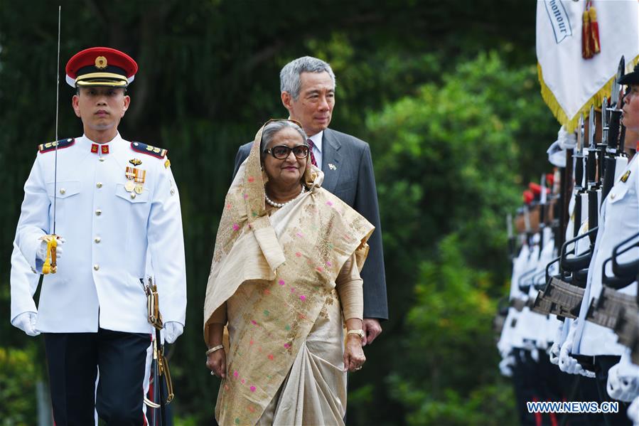 SINGAPORE-BANGLADESH-PM-VISIT