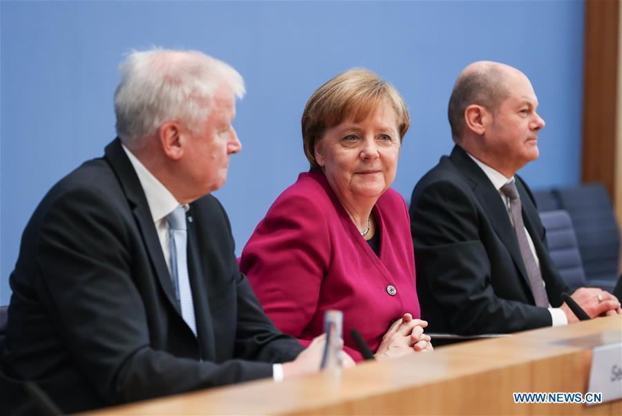 GERMANY-BERLIN-GRAND COALITION-AGREEMENT