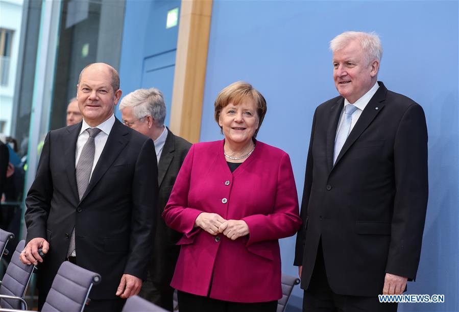 GERMANY-BERLIN-GRAND COALITION-AGREEMENT