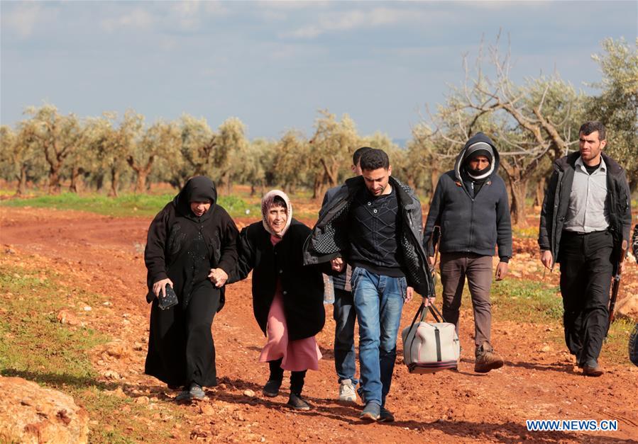 SYRIA-AFRIN-CIVILIANS-EVACUATION