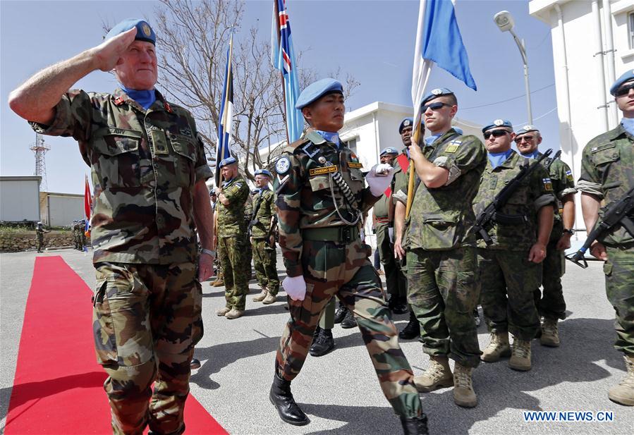 LEBANON-NAQOURA-UN MISSION-ESTABLISHMENT-40TH ANNIVERSARY