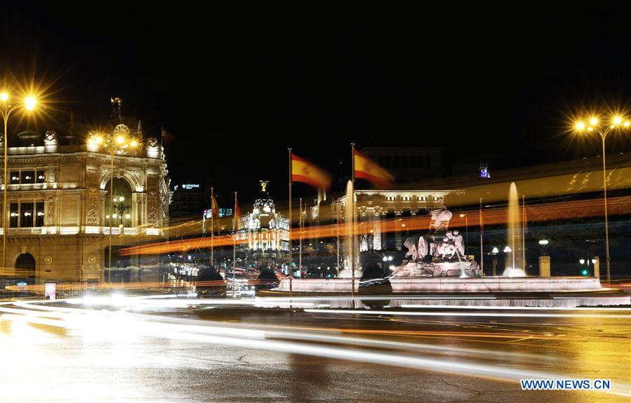 SPAIN-MADRID-RAINY NIGHT