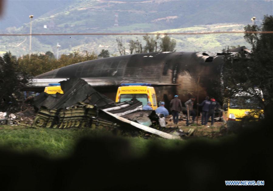 ALGERIA-BLIDA PROVINCE-MILITARY PLANE-CRASH