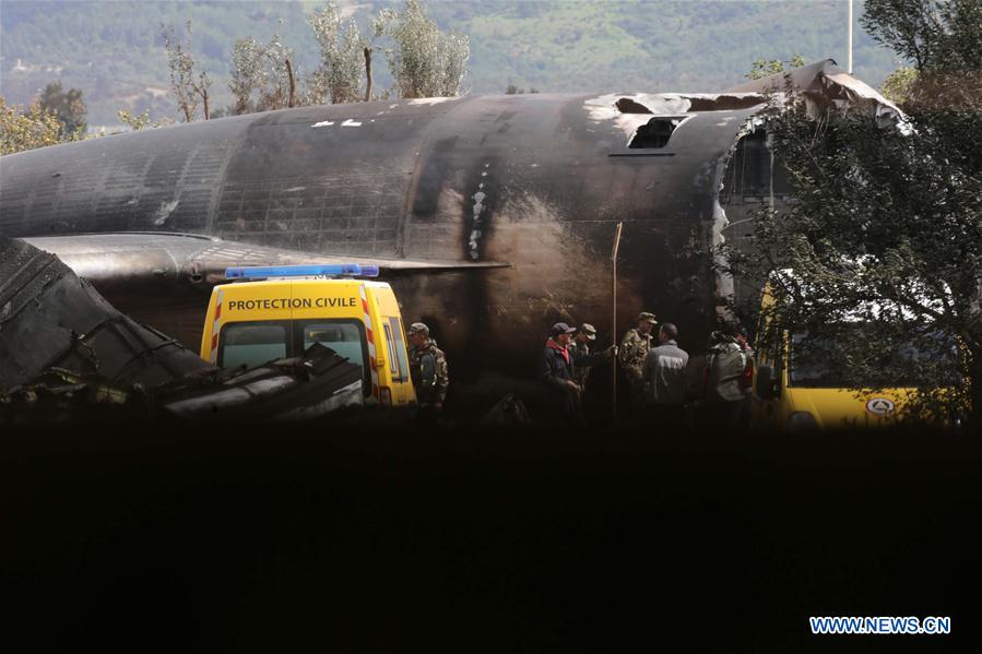 ALGERIA-BLIDA PROVINCE-MILITARY PLANE-CRASH