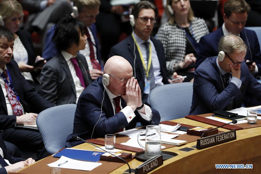 UN-SECURITY COUNCIL-SYRIA-DRAFT RESOLUTION-FAILING