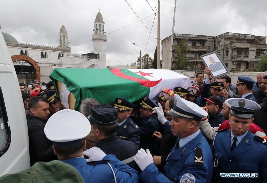 ALGERIA-ALGIERS-PLANE CRASH-PILOT-FUNERAL