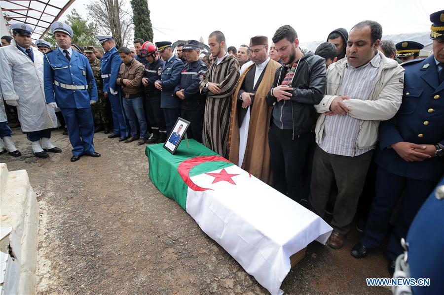 ALGERIA-ALGIERS-PLANE CRASH-PILOT-FUNERAL