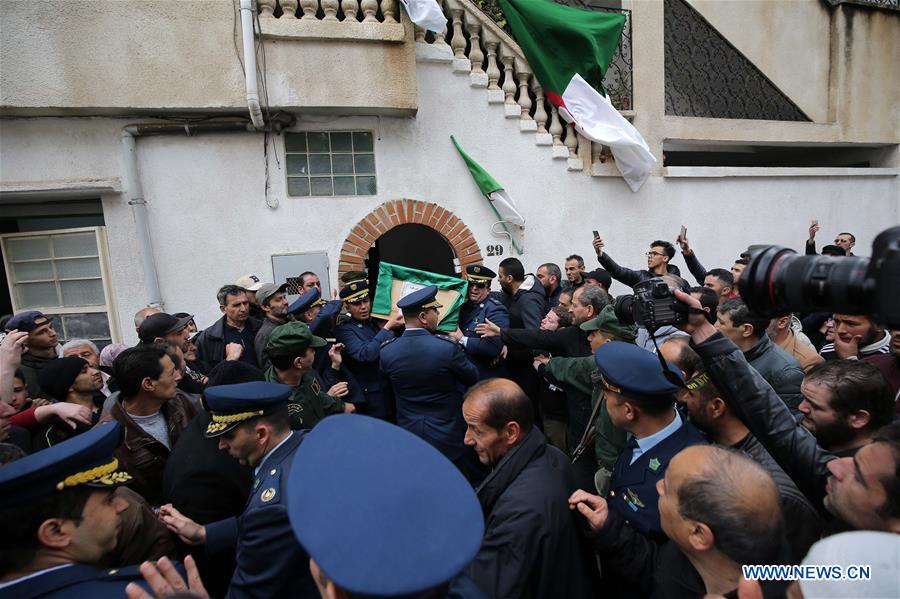 ALGERIA-ALGIERS-PLANE CRASH-PILOT-FUNERAL