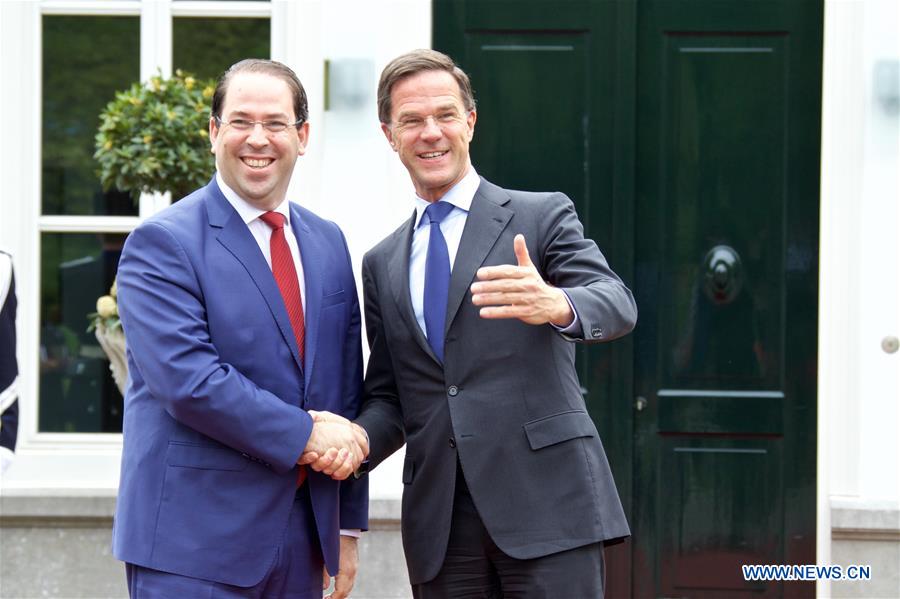 dutch pm meets with visiting tunisian counterpart