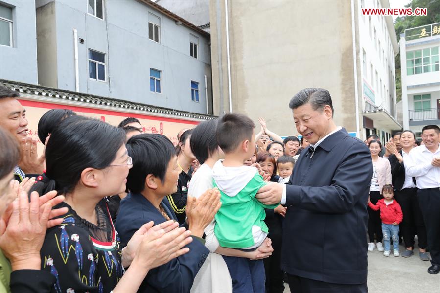 CHINA-HUBEI-XI JINPING-INSPECTION (CN)