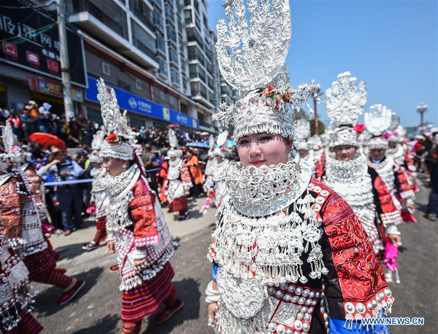 CHINA-GUIZHOU-MIAO ETHNIC GROUP-SISTERS FESTIVAL (CN)