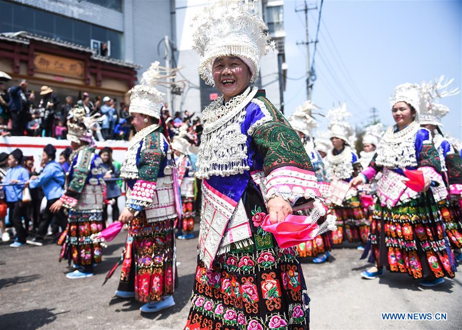 CHINA-GUIZHOU-MIAO ETHNIC GROUP-SISTERS FESTIVAL (CN)