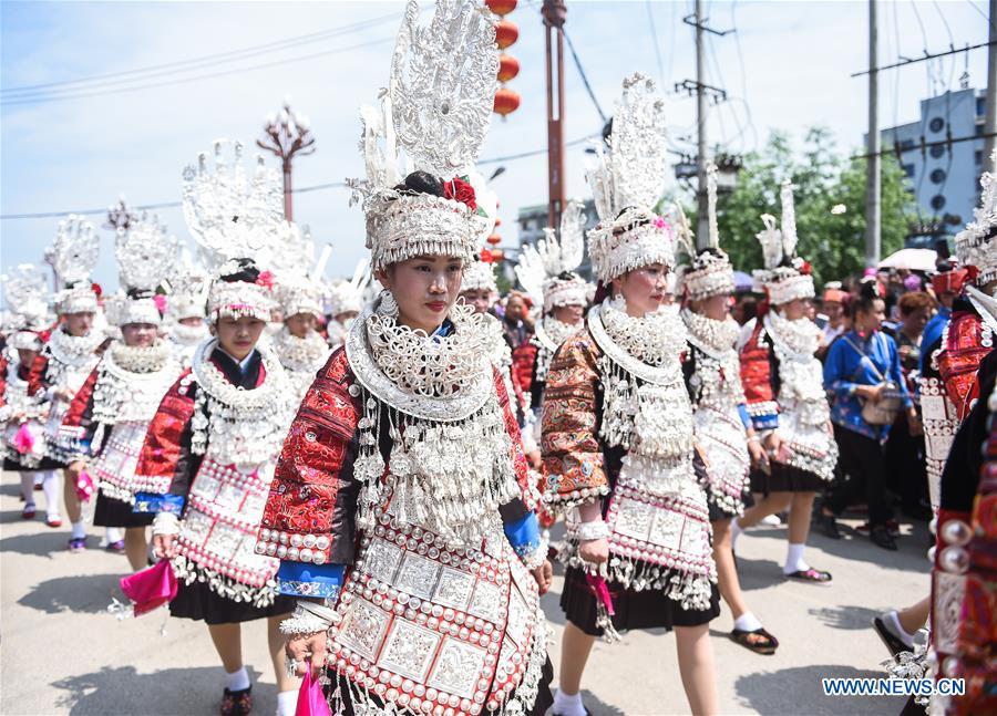 CHINA-GUIZHOU-MIAO ETHNIC GROUP-SISTERS FESTIVAL (CN)