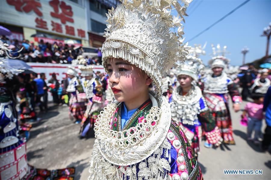 CHINA-GUIZHOU-MIAO ETHNIC GROUP-SISTERS FESTIVAL (CN)