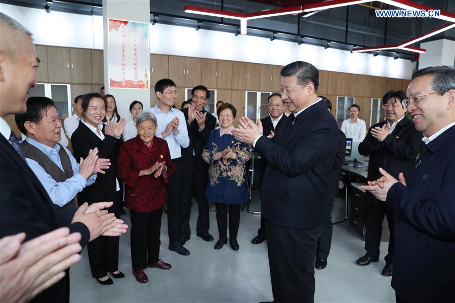 CHINA-HUBEI-XI JINPING-INSPECTION (CN)