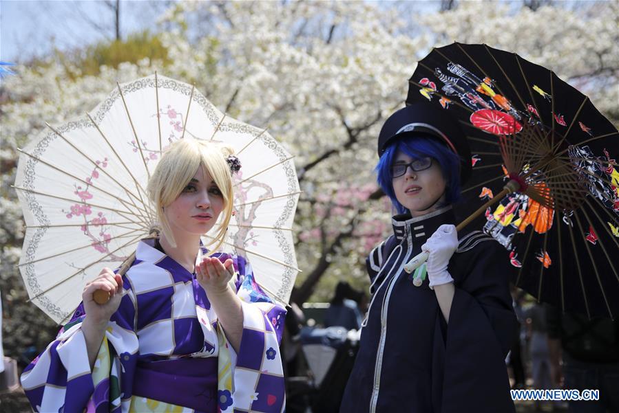 U.S.-NEW YORK-CHERRY BLOSSOM FESTIVAL