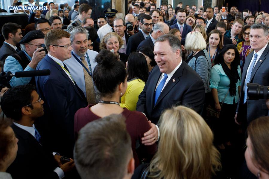 U.S.-WASHINGTON D.C.-SECRETARY OF STATE-MIKE POMPEO-ADDRESS