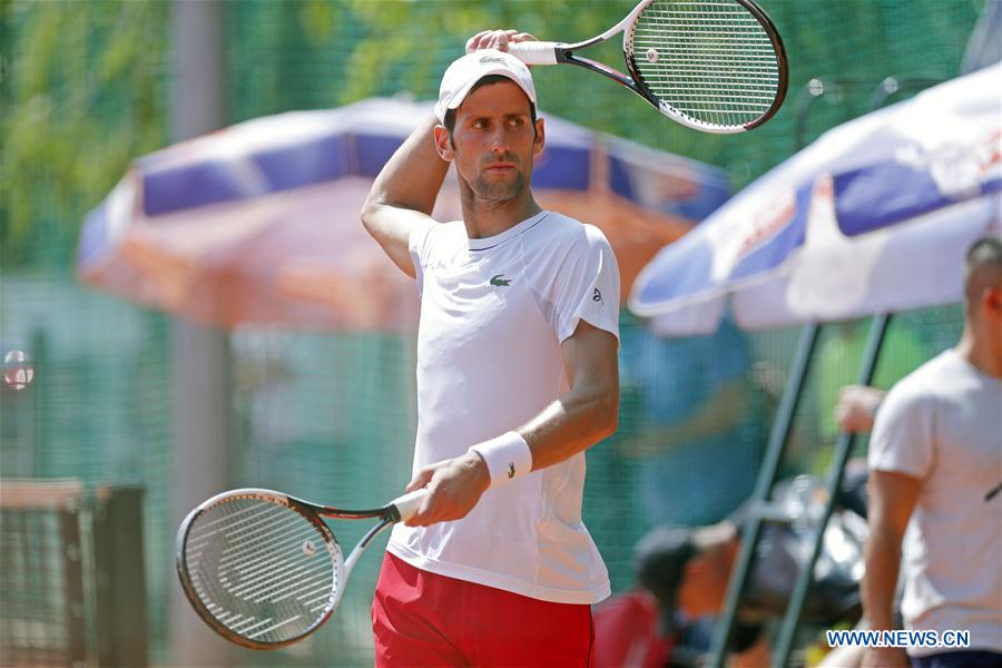 (SP)SERBIA-BELGRADE-NOVAK DJOKOVIC-OPEN TRAINING