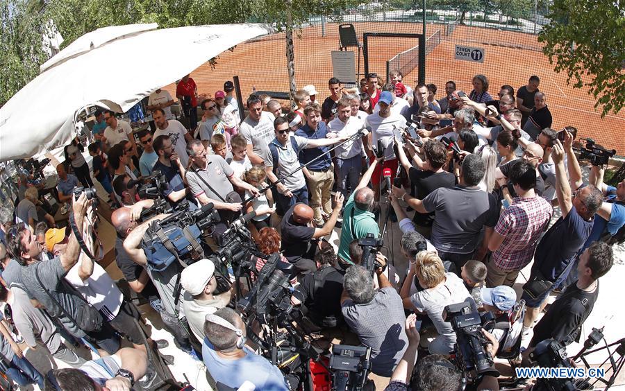 (SP)SERBIA-BELGRADE-NOVAK DJOKOVIC-OPEN TRAINING