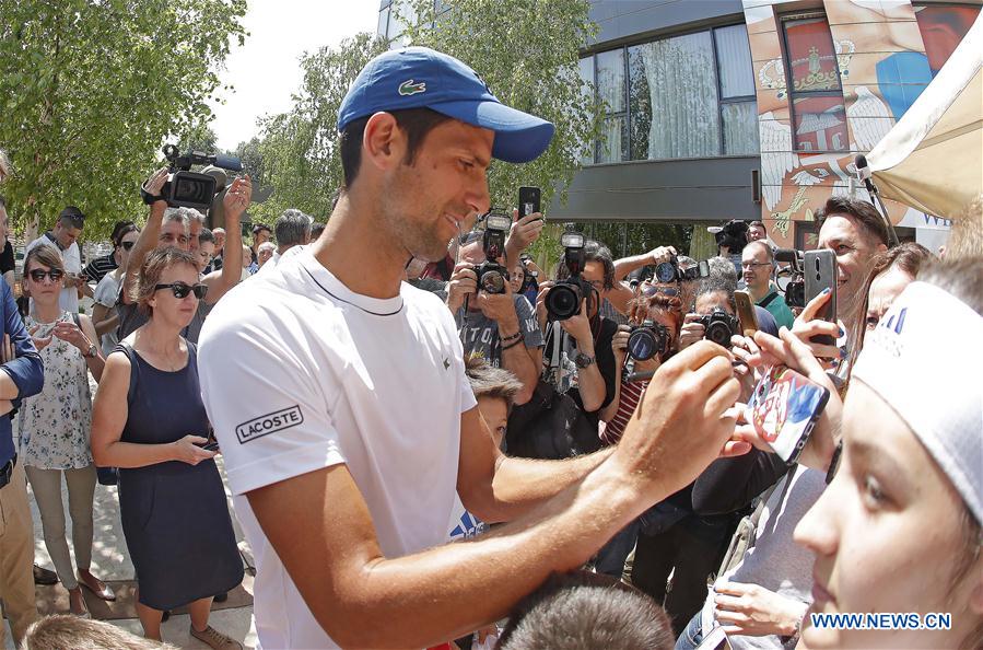 (SP)SERBIA-BELGRADE-NOVAK DJOKOVIC-OPEN TRAINING