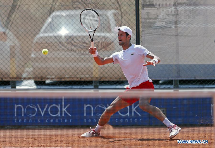 (SP)SERBIA-BELGRADE-NOVAK DJOKOVIC-OPEN TRAINING