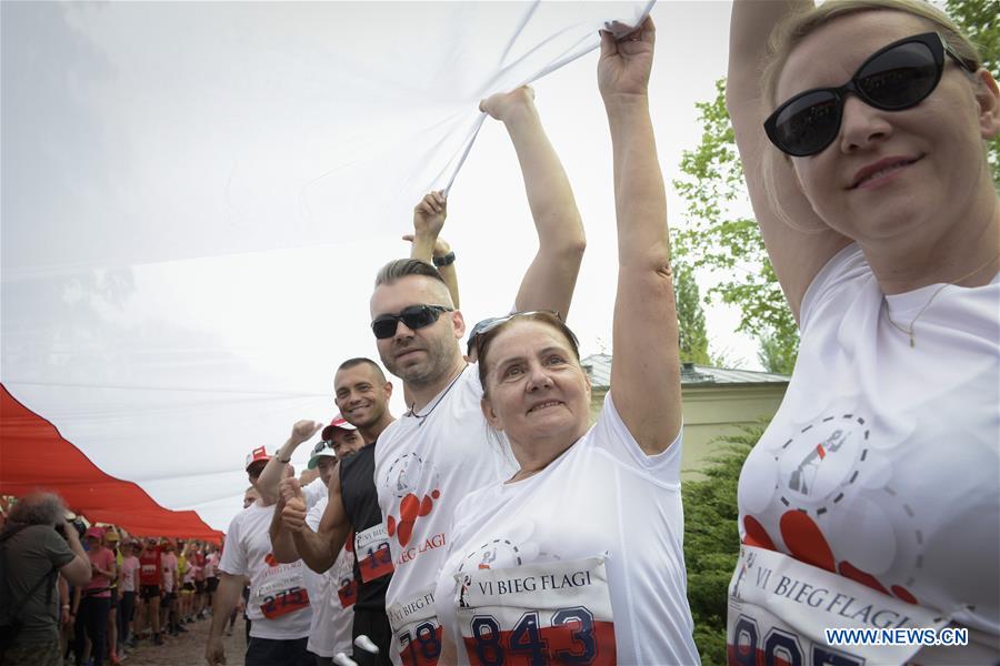 POLAND-WARSAW-NATIONAL FLAG DAY