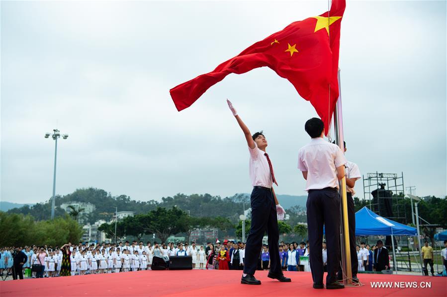 CHINA-MACAO-YOUTH DAY-FLAG-RAISING CEREMONY (CN)