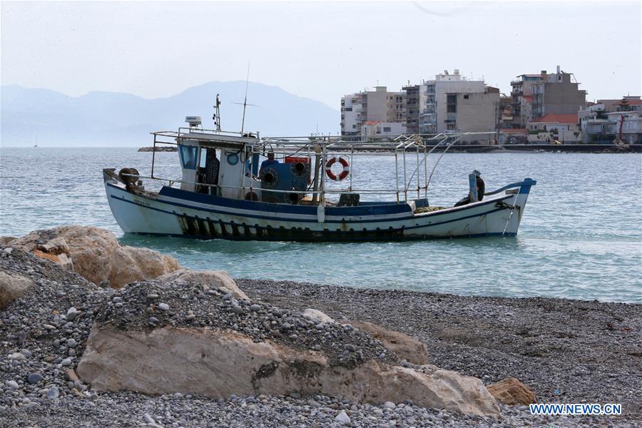 GREECE-XYLOKASTRO-ECONOMY-FISHERMAN