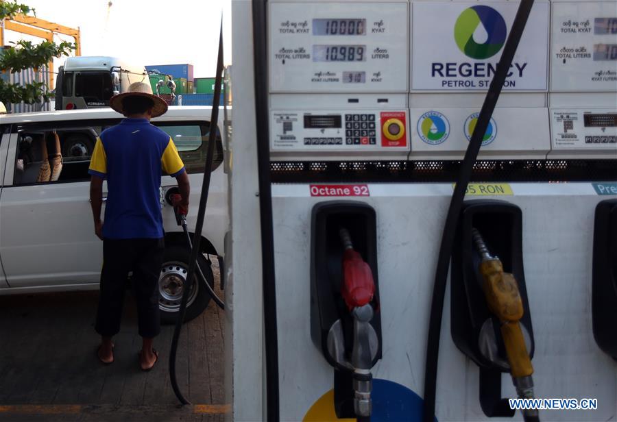 MYANMAR-YANGON-FUEL PRICE