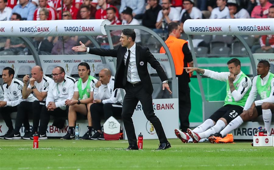 (SP)GERMANY-BERLIN-SOCCER-GERMAN CUP-BAYERN MUNICH VS FRANKFURT