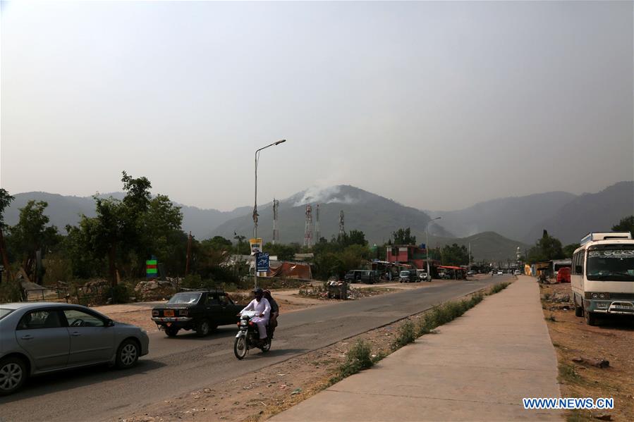 PAKISTAN-ISLAMABAD-FOREST FIRE